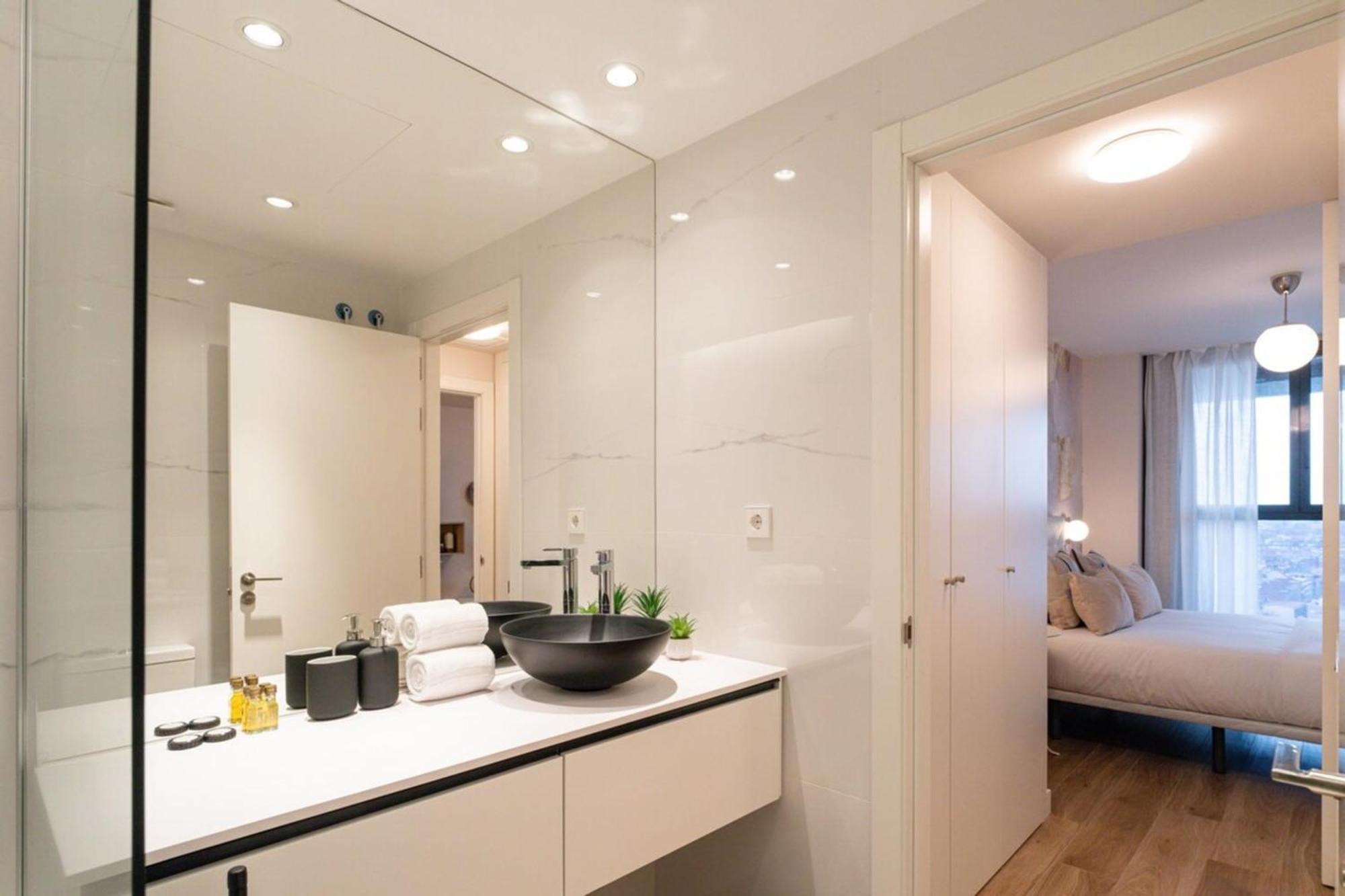Chic 1Bd Flat Wsauna & Balcony Tetuan Madrid! Eksteriør bilde