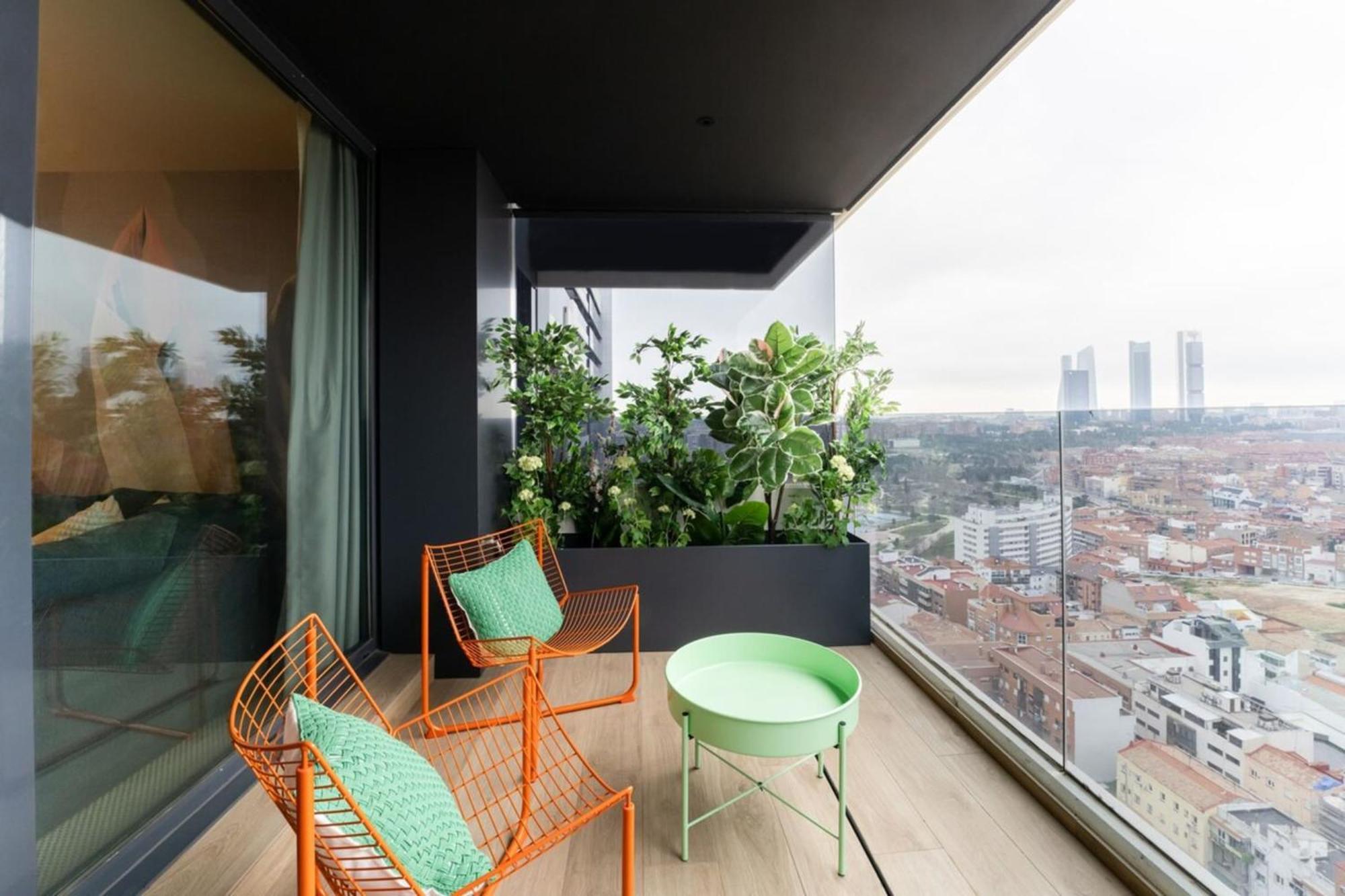 Chic 1Bd Flat Wsauna & Balcony Tetuan Madrid! Eksteriør bilde