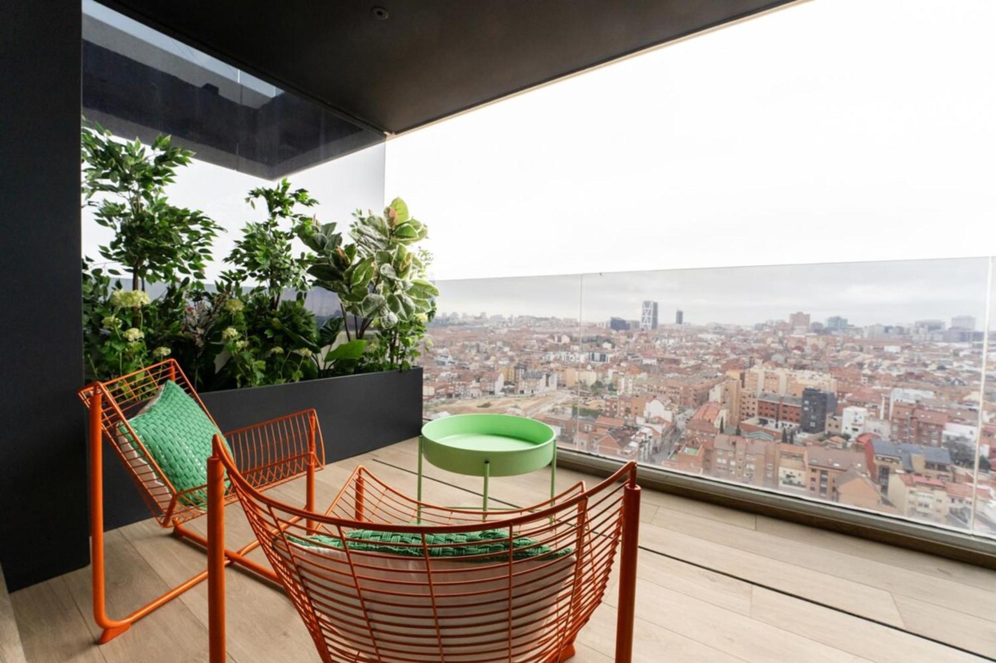 Chic 1Bd Flat Wsauna & Balcony Tetuan Madrid! Eksteriør bilde